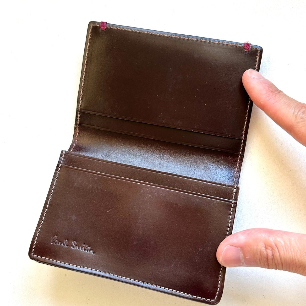 ポールスミス Paul Smith 名刺入れ コードバン - メルカリ