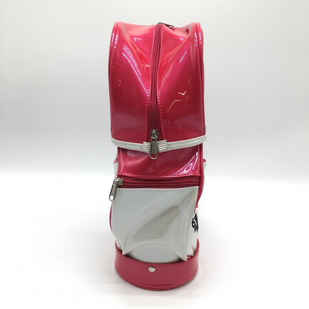 マスターバニーエディション キャディバッグ ゴルフバッグ エナメル レッド 赤 マスターバニーエディション キャディバッグ ゴルフバッグ エナメル