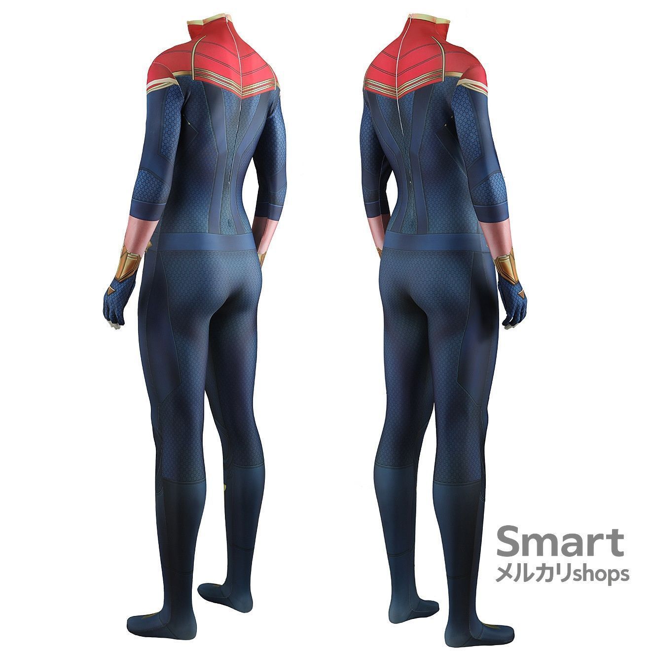 コスプレ 衣装 キャロル ダンヴァース キャプテン マーベル2 ジャンプスーツ ボディスーツ 仮装服 M250906-2 WWW_TRAVELLANDINDIA_COM