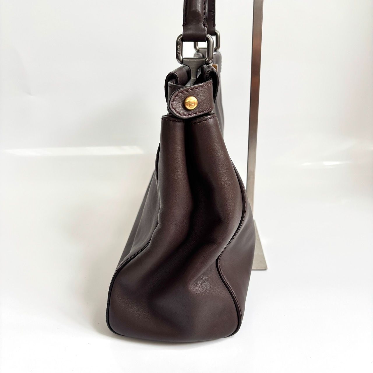 FENDI■ピカブ ミディアム トート ショルダーバッグA級 極美品 FENDI ピーカブー ミディアム 2way ブラウン カーフ