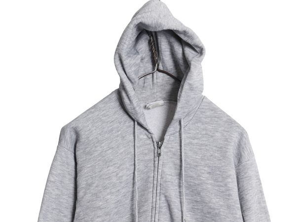 なクーポン配布中! 80s 90s リー フルジップ スウェット フード パーカー メンズ レディース M 小さめ | ヴィンテージ トレーナー 裏起毛 無地 グレー