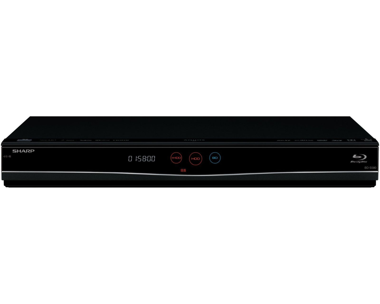 シャープ AQUOS ブルーレイレコーダー 500GB 1チューナー BD-S580