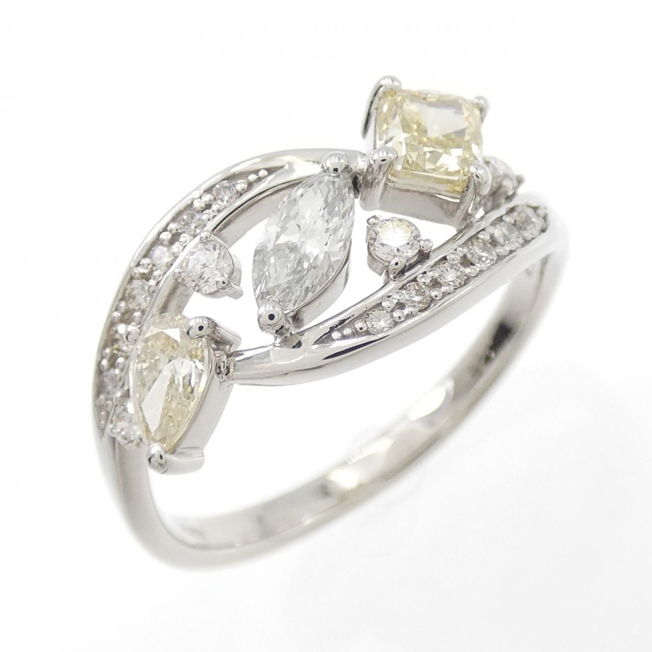 PT950 ダイヤモンド リング 0.81CT