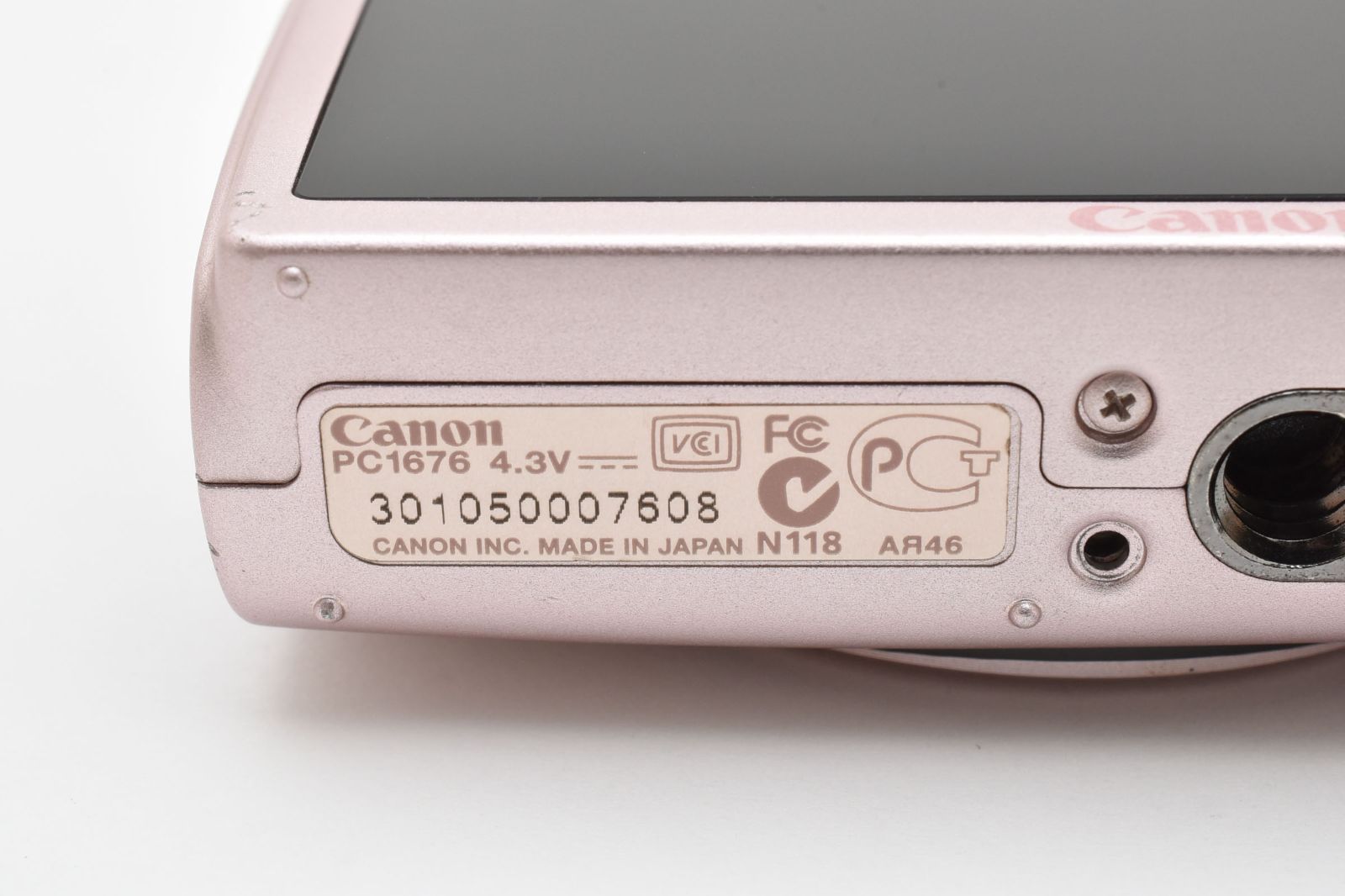 【美品】Canon　IXY 600F シャンパンピンク　samantha コラボ キヤノン、サマンサタバサとコラボした「IXY 600Fシャンパンピンク