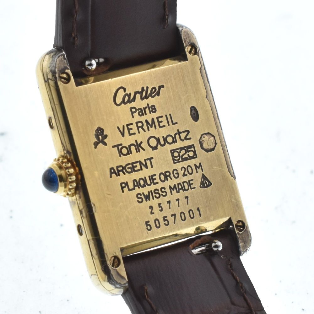 カルティエ CARTIER 5057001 マストタンク ヴェルメイユ SV925(GP