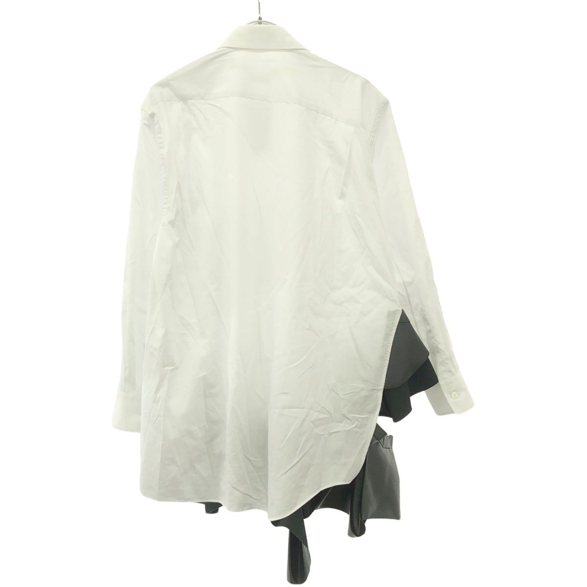 COMME des GARCONS コムデギャルソン 24AW フェイクレザーフリル 