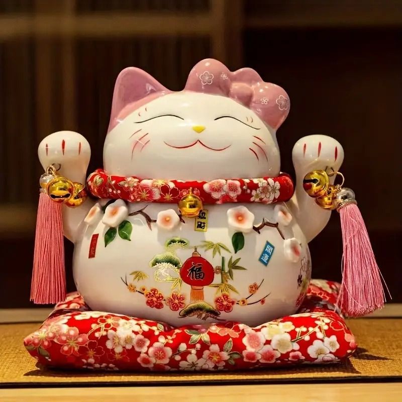 ひでみさん:招き猫 貯金箱 超特大 58cm ひでみさん:招き猫 貯金箱 超