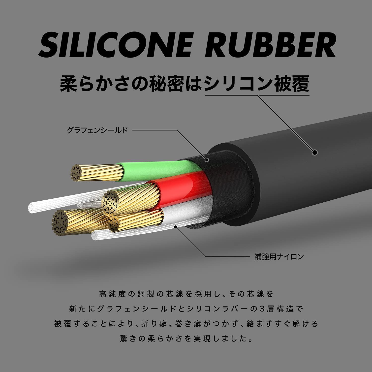 C KYOHAYA USB USB充電器 Cケーブル 65W 新品 KYOHAYA USB Type C ケーブル やわらかい ソフトタイプ シリコン アンドロイド 充電ケーブル タイプc充電ケーブル android 急速 スマホ 急速充電 データ転送 AQUOS/Xperia/Galaxy/OPPO/HUAWEI/HT