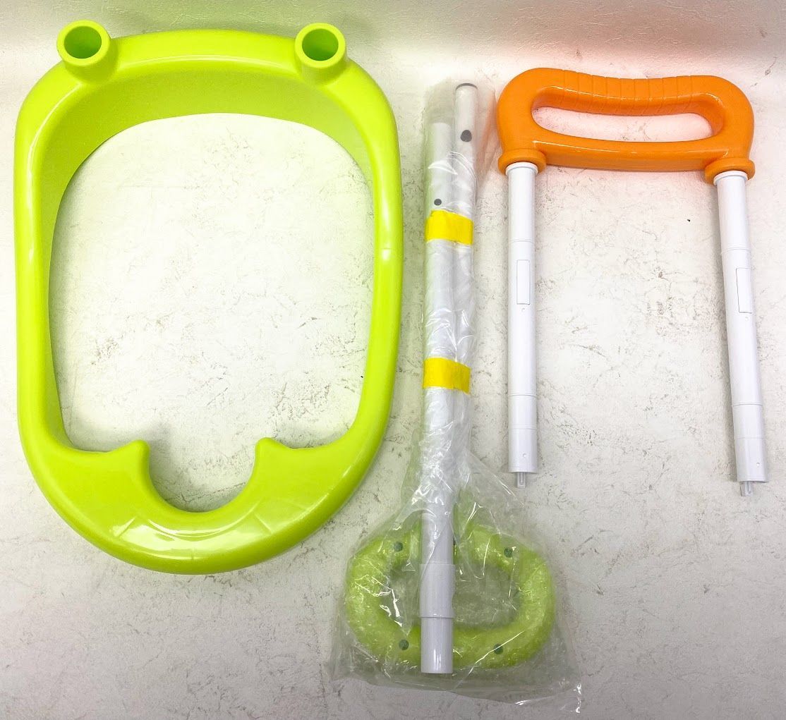 未使用級！アンパンマン よくばりビジーカーDX　押し棒+ガード付き アンパンマン よくばりビジーカーDX 足けリ乗用玩具 押し棒