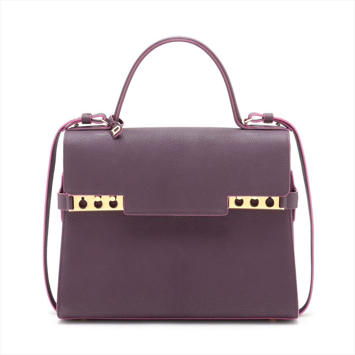 極美品 デルヴォー タンペート GM ミラー付 レザー 2WAY