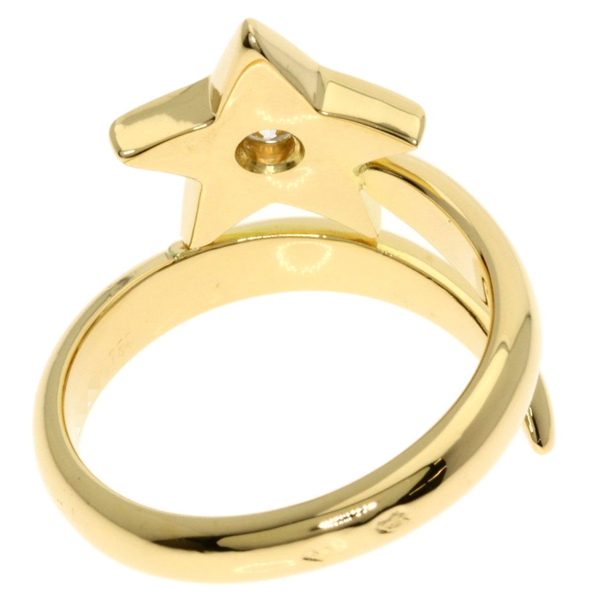 CHANEL シャネル コメット ダイヤモンド リング 指輪 K18YG レディース FORTGASGNV_COM_BR