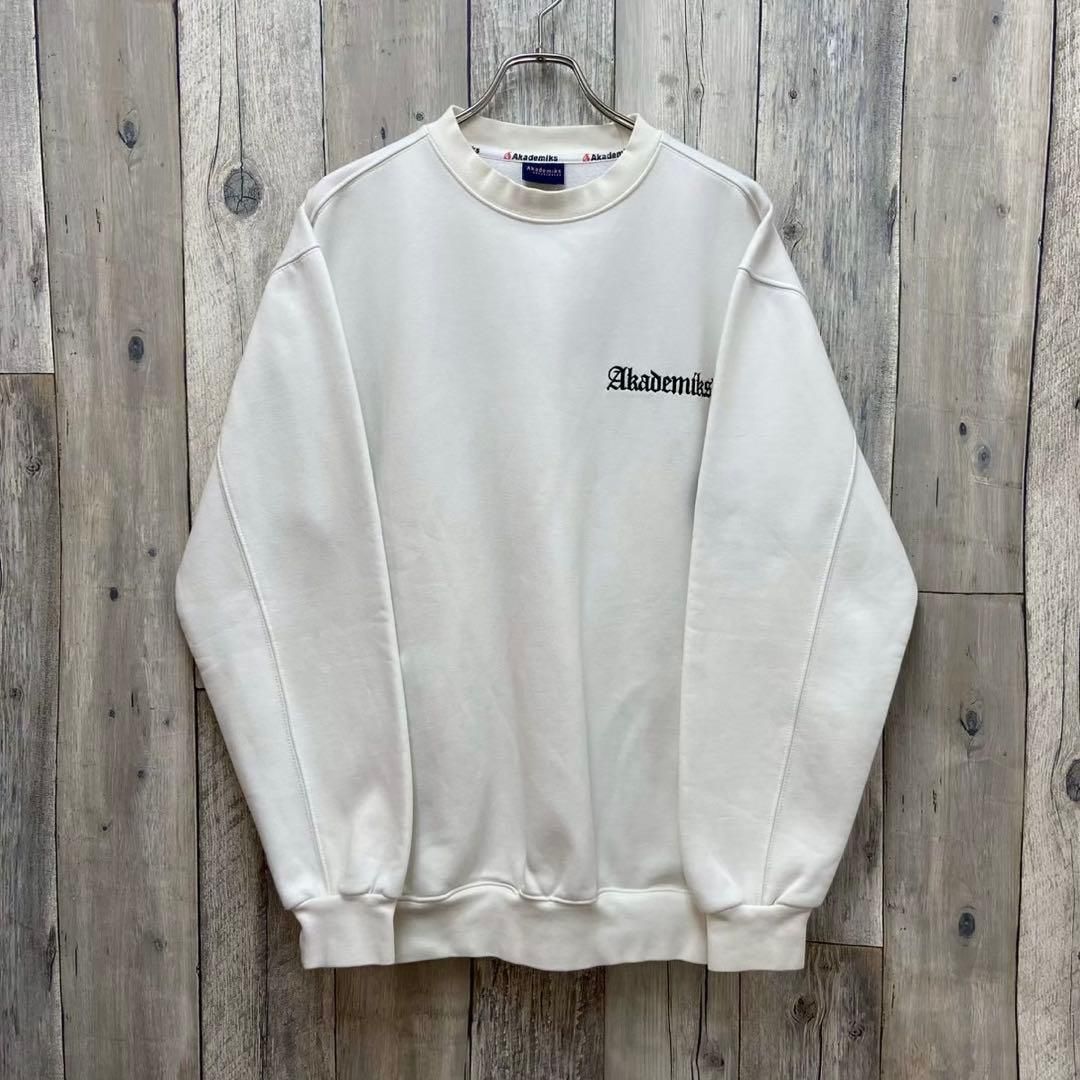 AKADEMIKS アカデミクス 裏起毛 肉厚 厚地 スウェット トレーナー L 