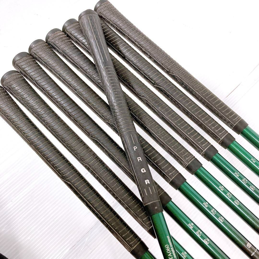 PRGR DATA822 アイアンセット M-40 メンズ 右 美品 飛距離◎