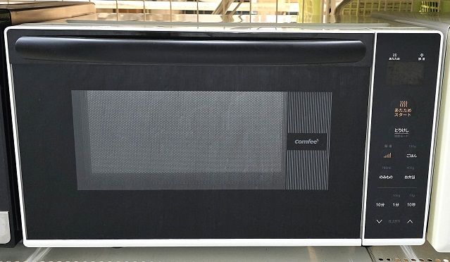中古品】 コンフィー comfee 電子レンジ 50/60Hz共用 縦開き 庫