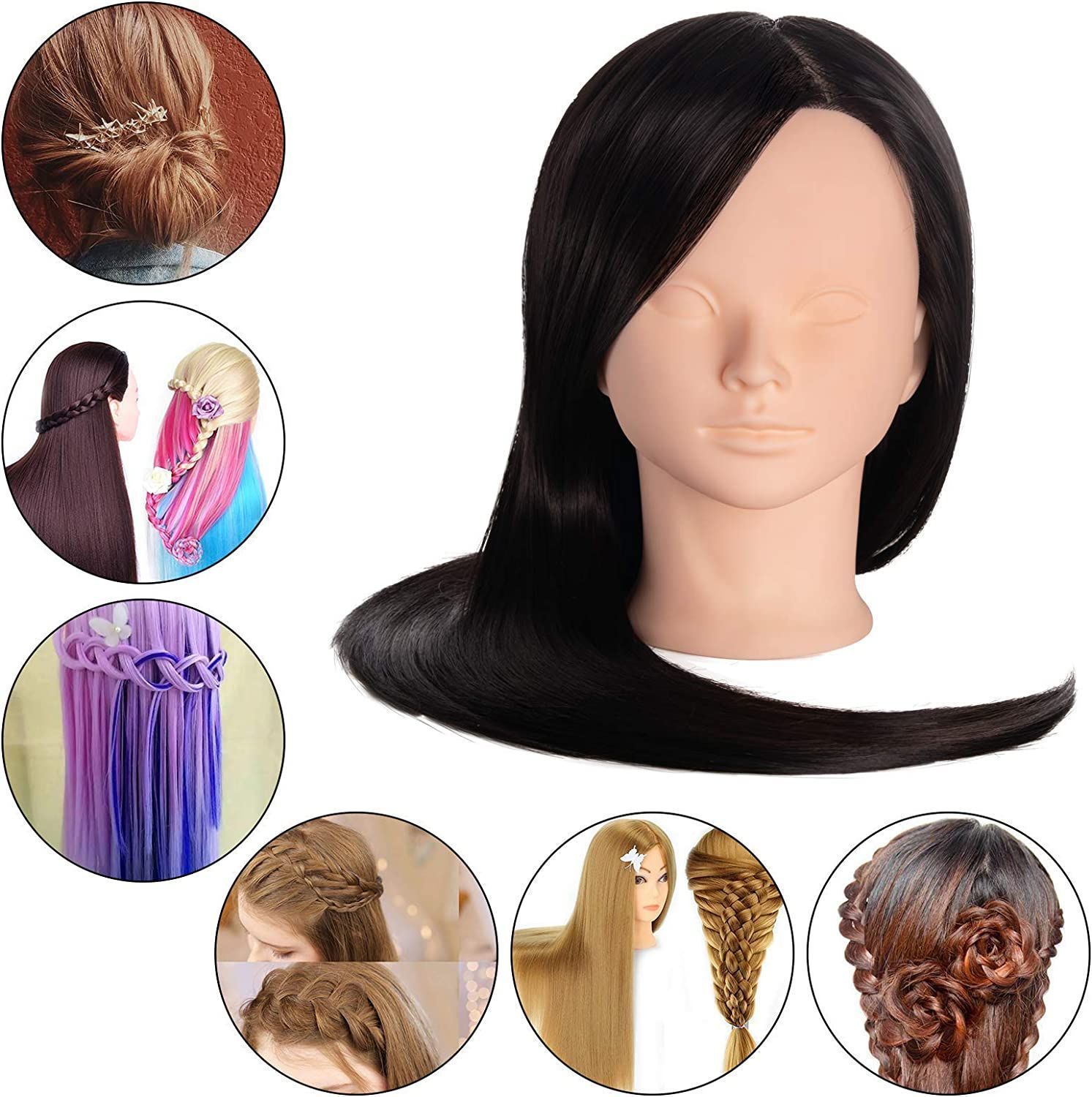 練習用カットウィッグ 16体 配送 美容師国家試験カットウィッグ16体