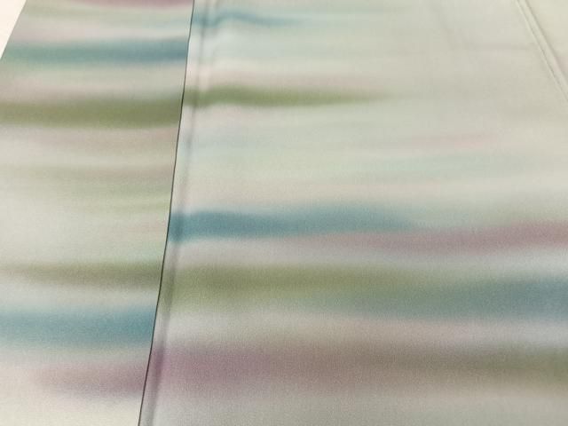 平和屋着物●染色作家　斉藤三才　訪問着　霞文　暈し染め　正絹　逸品　AAAT3100np 平和屋着物○染色作家 斉藤三才 訪問着 霞文 暈し染め 正絹 逸品