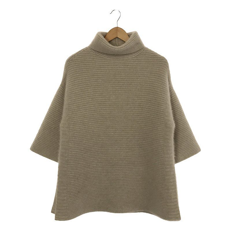 Drawer / ドゥロワー | 7G カシミヤ タートルネック スリット ニット