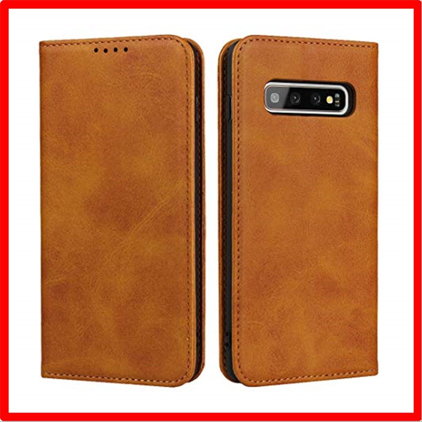 【セール中】ファッションライトブラウン_Galaxy S10 plus 【Hamany】 galaxy s10 plus ケース 手帳型 ギャラクシーs10プラ