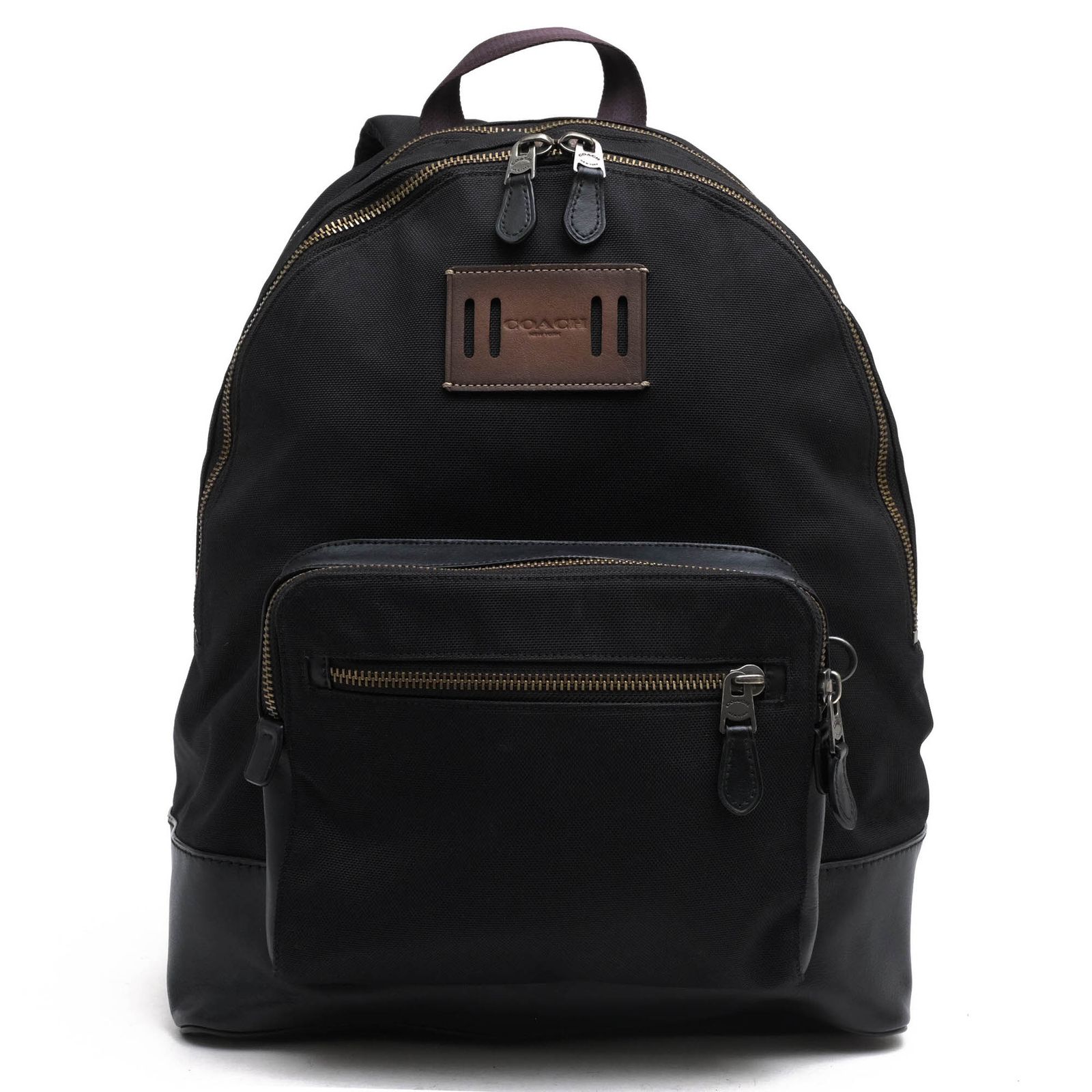 COACH ブラック レザー リュック 保存袋付き COACH ブラックレザー リュック 保存袋付き 【公式通販】