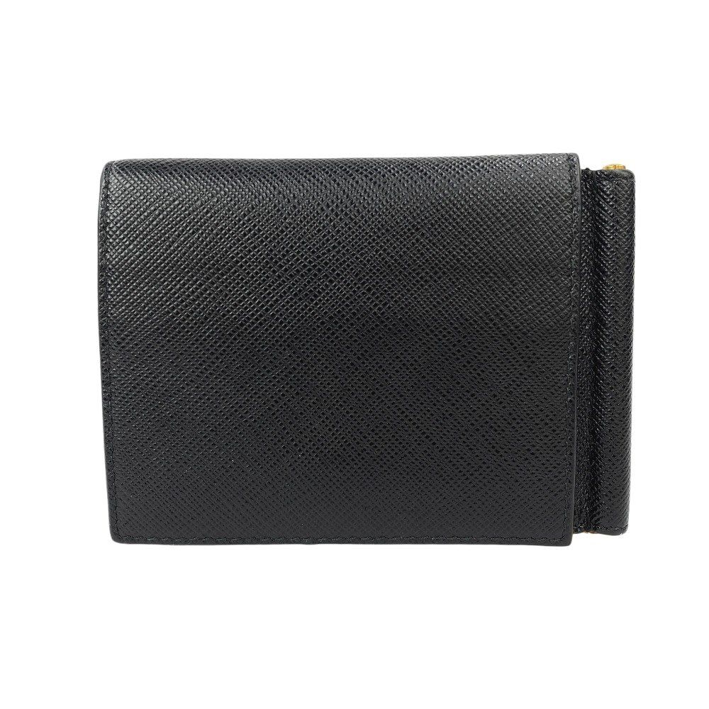 □中古□ プラダ 2つ折り マネークリップ 財布 メンズ サフィアーノ  