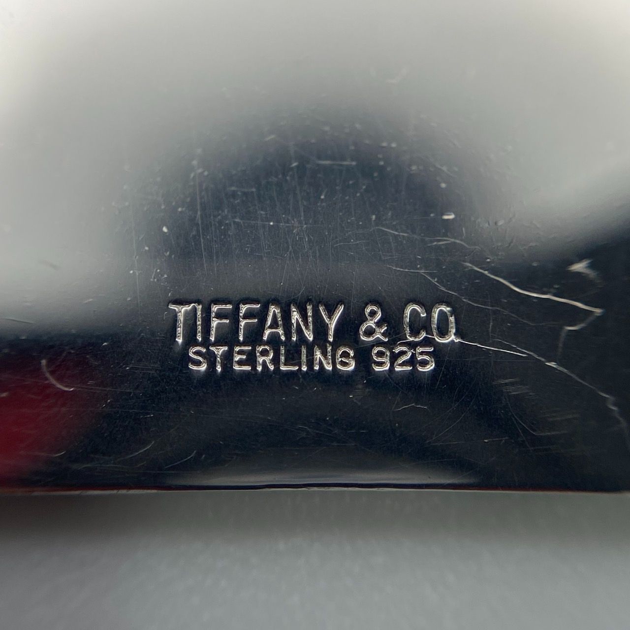 希少 良品 TIFFANY&Co. ティファニー キーリング Tロゴ スターリング