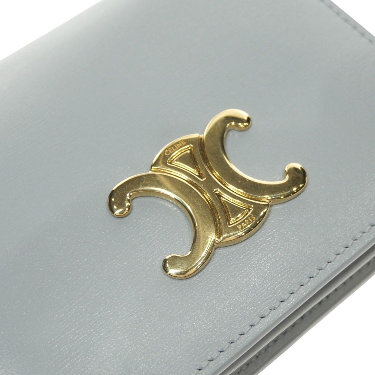 新品同様】CELINE セリーヌ トリオンフ コンパクト ウォレット 二