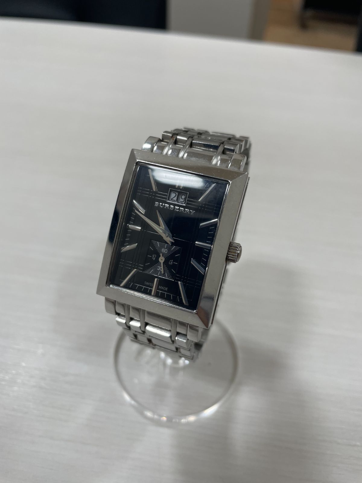 BURBERRY バーバリー BU1320 メンズ 腕時計 クォーツ ブラック文字盤 