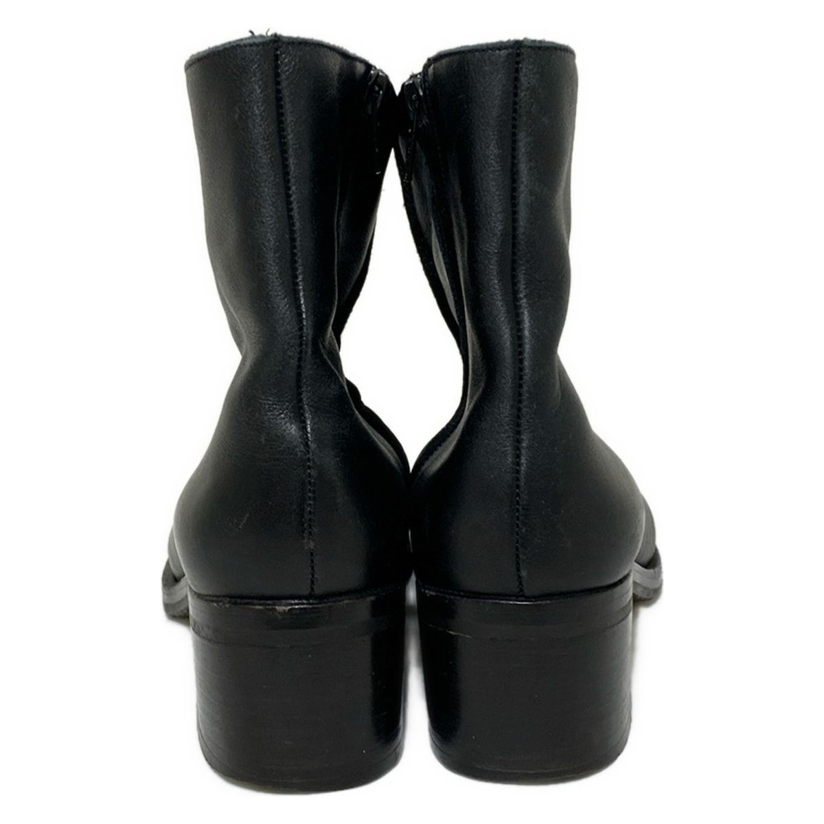 HENRY CUIR(アンリークイール) ショートブーツ 36 レディース - 黒