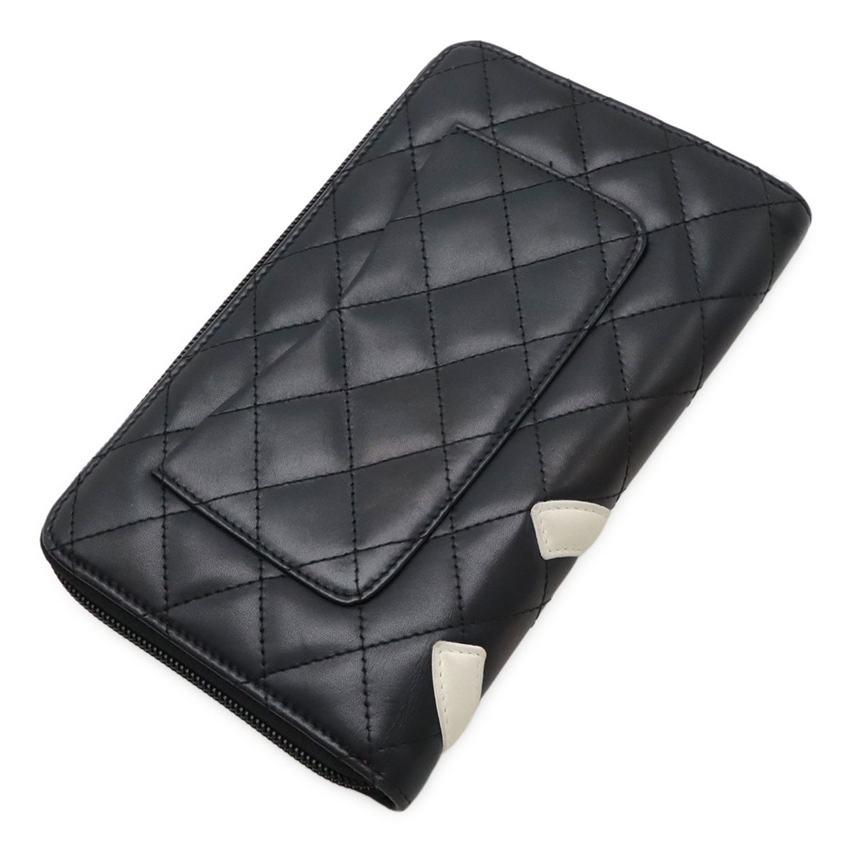 CHANEL 長財布 カンボンライン　オーガナイザー　シャネル CHANEL - 正規品 シャネル カンボンラインオーガナイザー