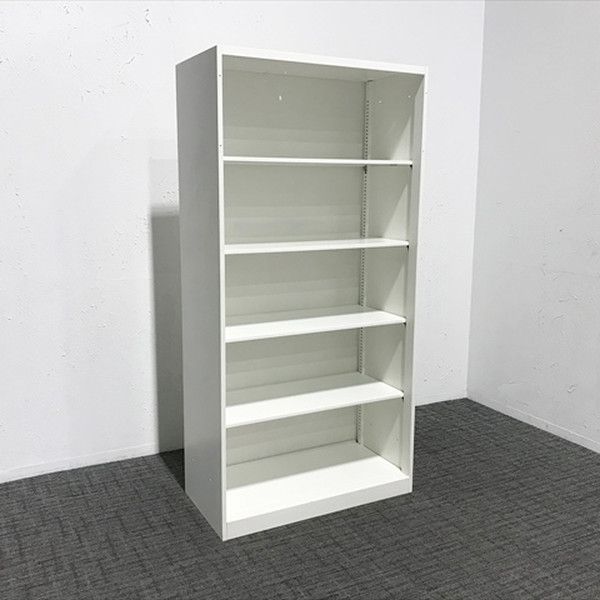 オープン書庫 ロング レクトライン スチールキャビネット オカムラ ネオホワイト