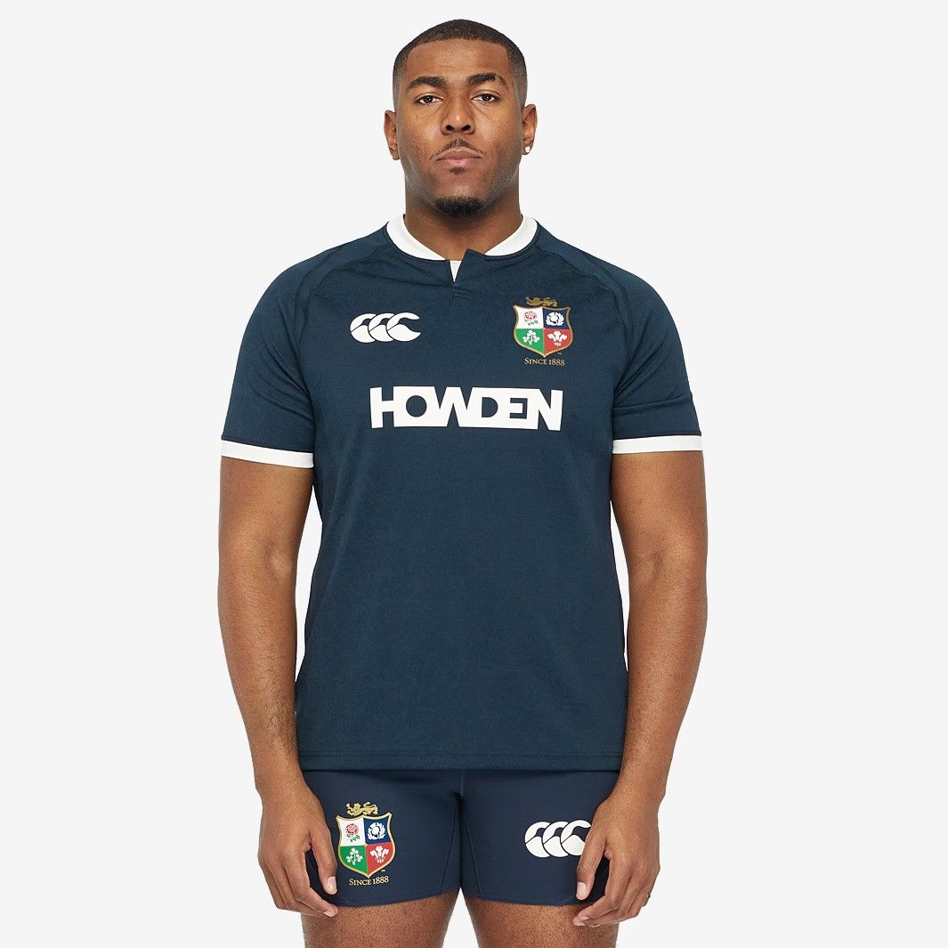 送料無料 匿名配送 カンタベリー ラグビー ブリティッシュ＆アイリッシュ ライオンズ 2025 トレーニング Tシャツ 紺 ネイビー 公式モデル 日本未発売