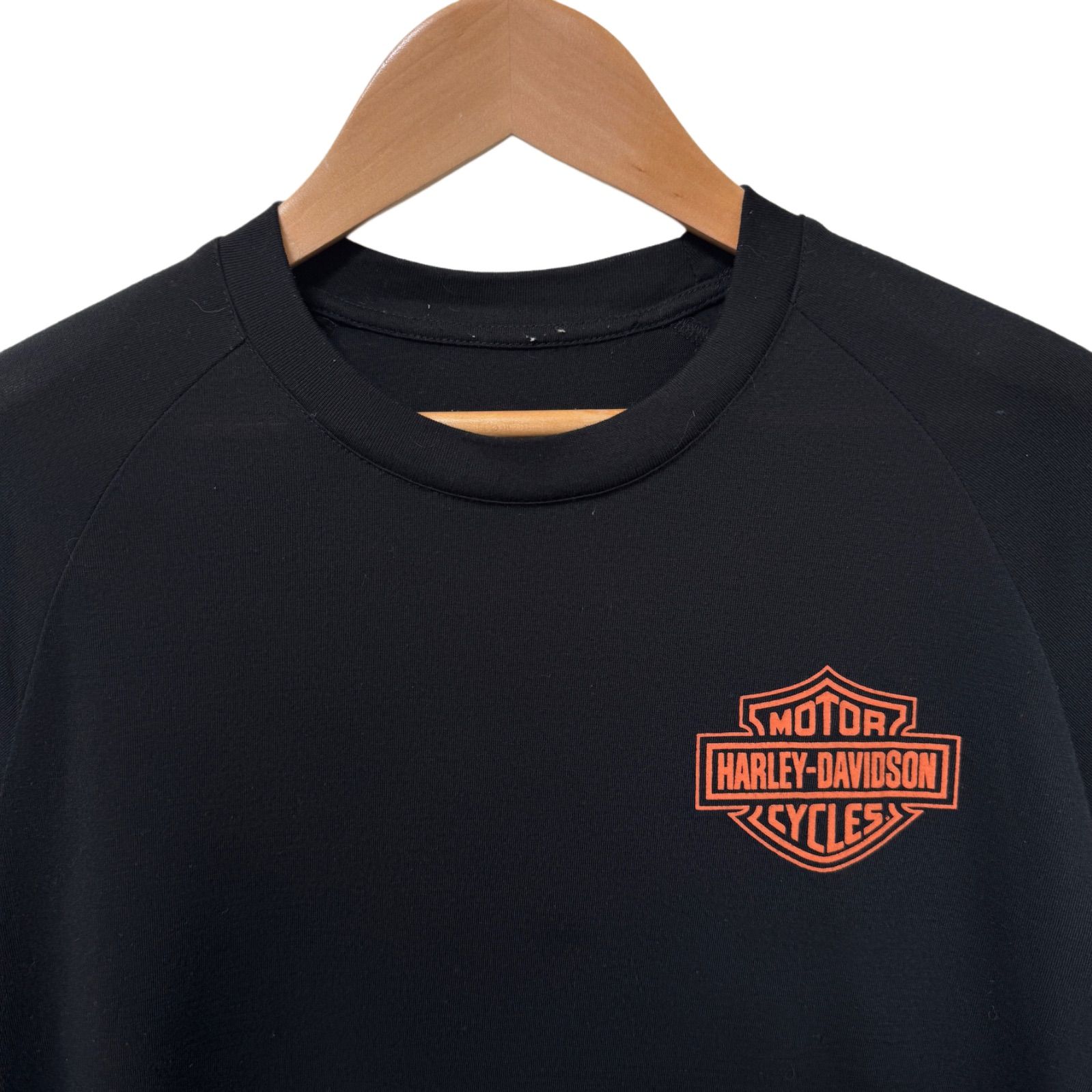 ハーレーダビッドソン Tシャツ Lサイズ ブラック 極薄 涼感