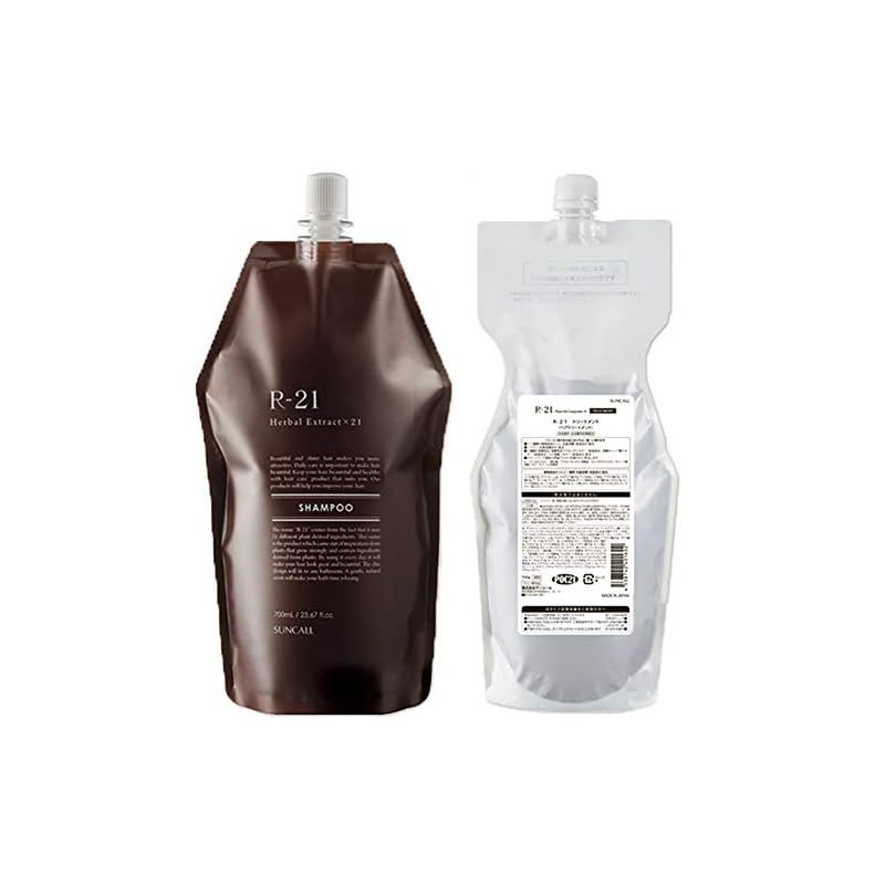 サンコール R-21 シャンプー 700mL + トリートメント 700g 詰め替え