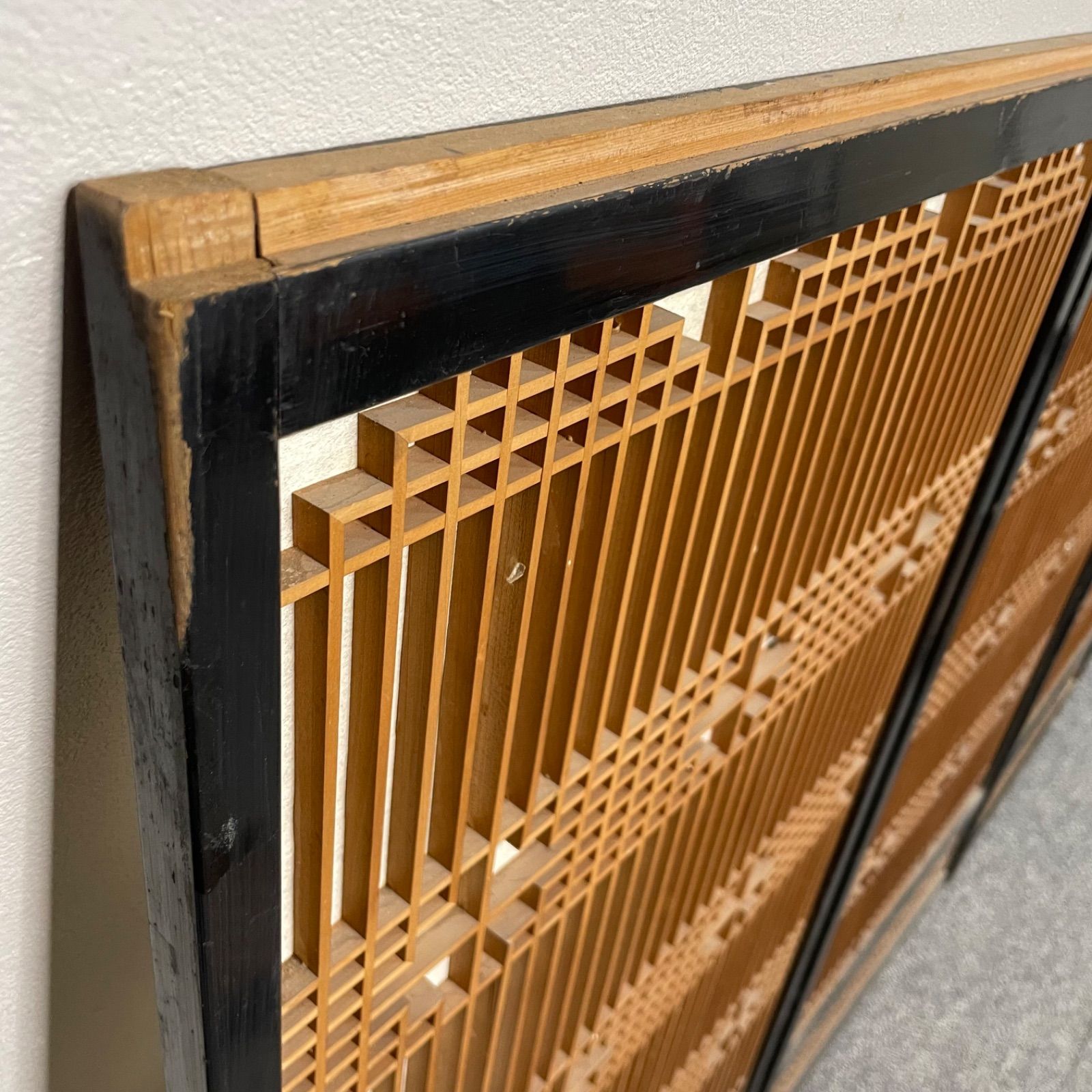 【希少】組子建具 3点セット 希少】組子建具 3点セット