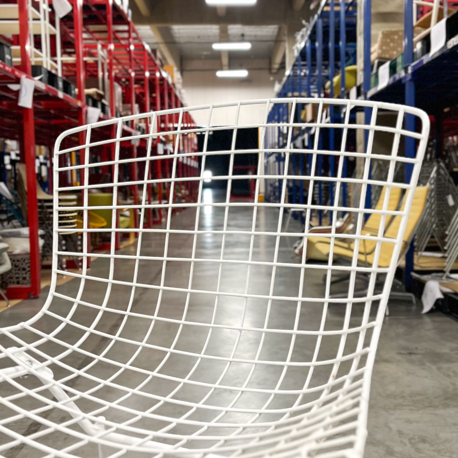 Bertoia Style Wire Bar Stool