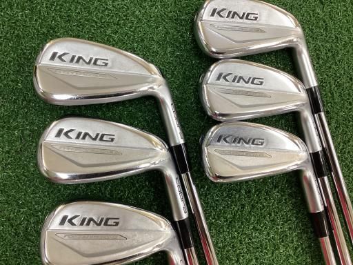 コブラ KING FORGED TEC ONE LENGTH 2019 6S アイアンセット IR 純正特注シャフト フレックスS メンズ 男性用 右利き 右用 Cランク ゴルフクラブ