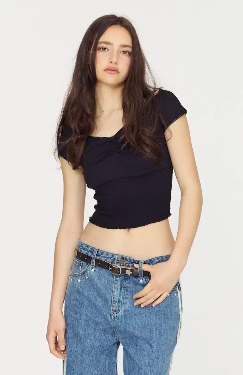 [GLOWNY] PEEKABOO SMOKE TEE★新作・25SS★韓国★関税込み★ 新品 GLOWNY(グロウニー) PEEKABOO SMOKE TEE ( BLACK ) S