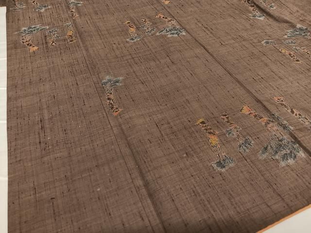 平和屋着物○小千谷紬 山菜 正絹 逸品 AAAV7300zg - メルカリ