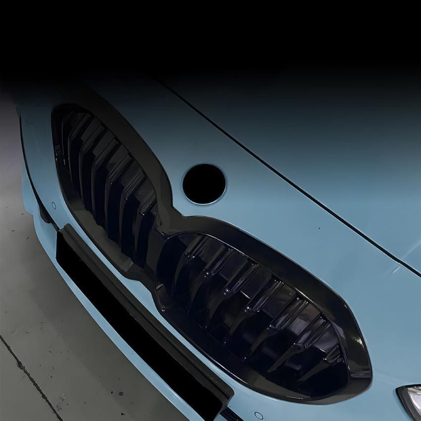 適用BMW 1シリーズ F40 19-24 シングル ダブルライン フロントグリル 防護ネット 外装 ドレスアップ パーツ 注目シリーズ ZZ520