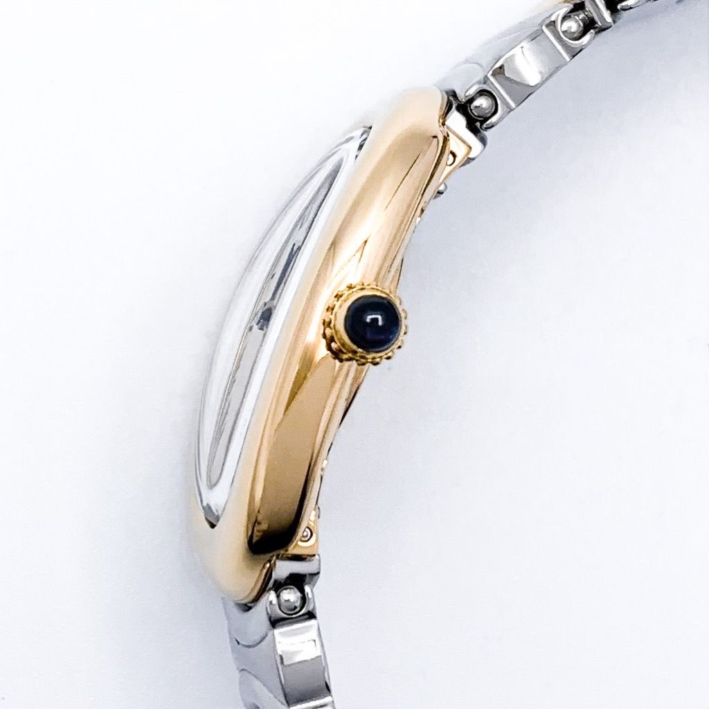 【OH済】カルティエ ベニュワール ベルエポック コンビ K18YG レディース 腕時計 CARTIER 時計