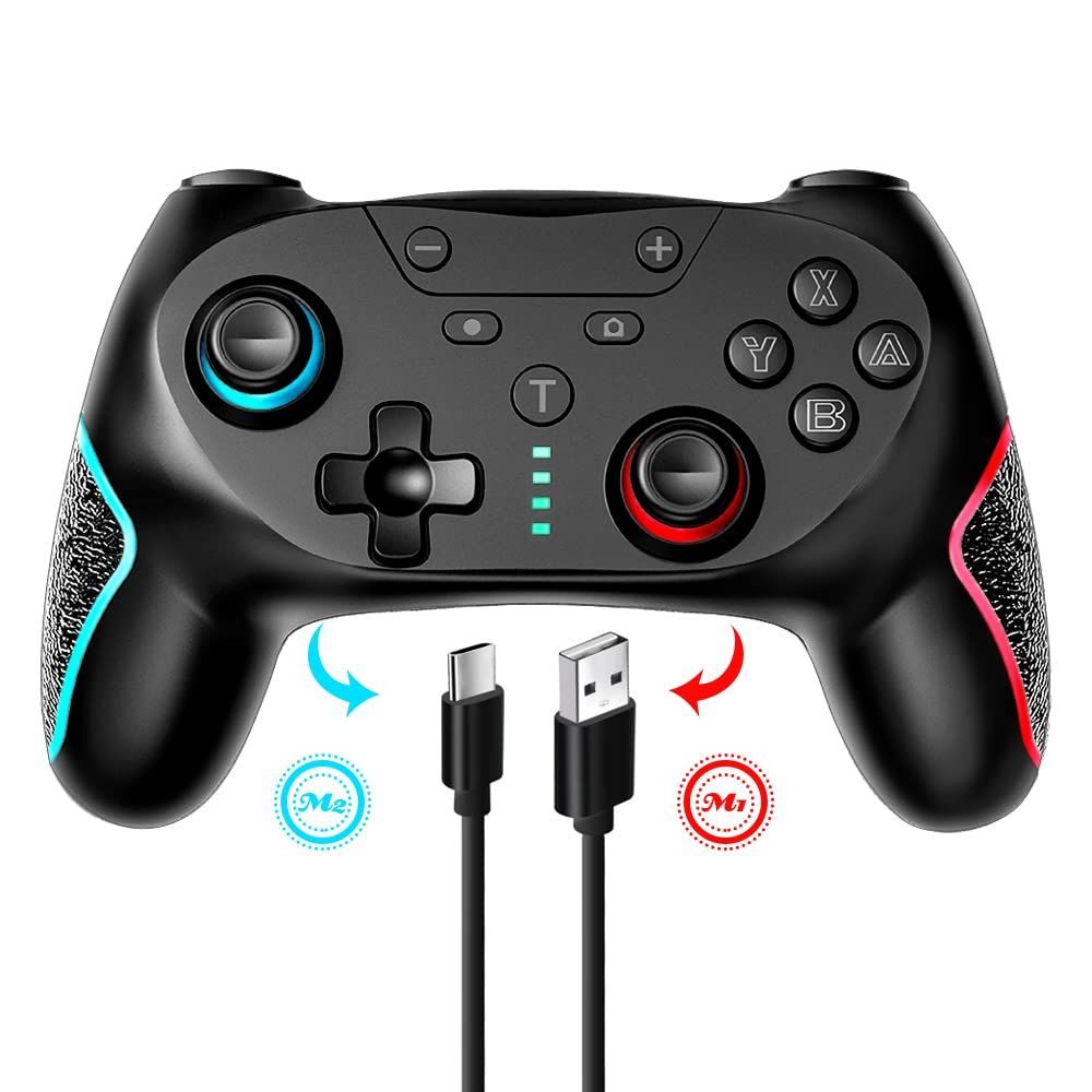 ゲームコントローラー　Switch 大容量　Bluetooth接続　背面ボタン付