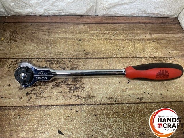 ▽ MACTOOLS XR100SPA 3|8sq スイベルラチェットハンドル マックツール
