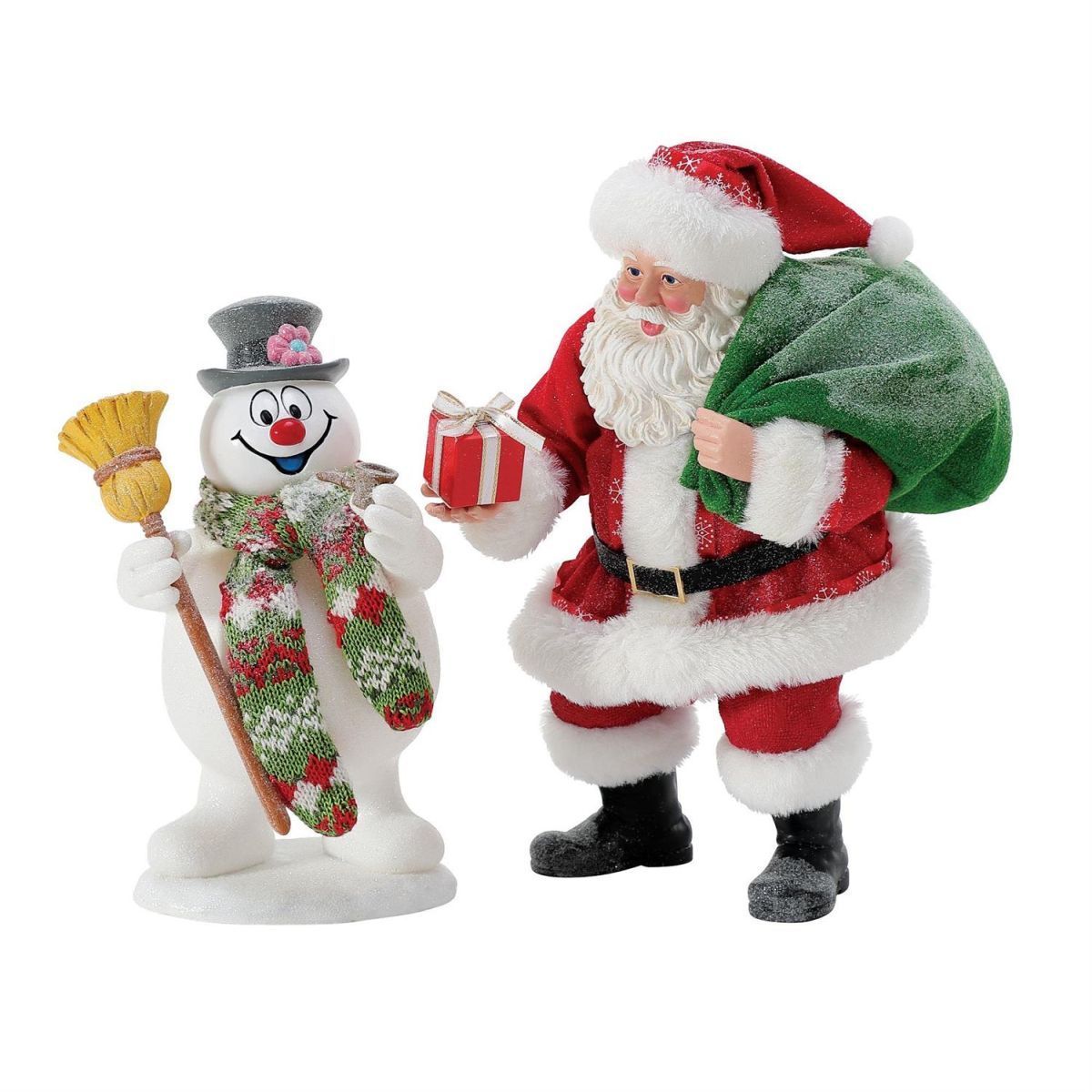 Frosty's Special Gift 25.5cm | サンタ サンタクロース 人形 置物 フィギュア クリスマス ホリデー Possible Dreams 正規輸入品