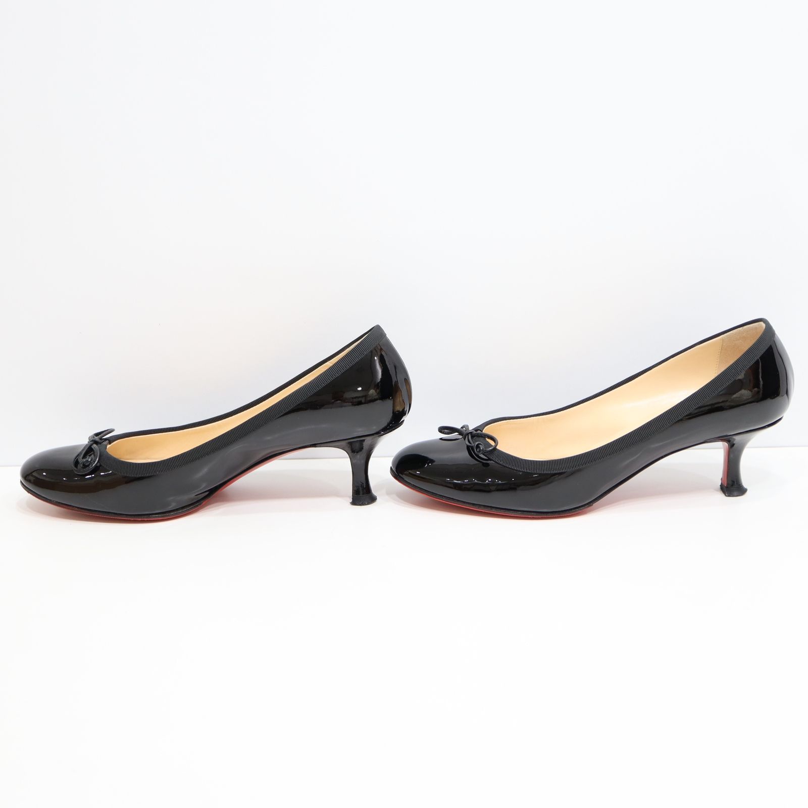 Christian Louboutin クリスチャン ルブタン リボン ヒール パンプス 