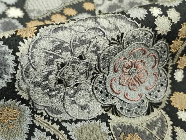 平和屋本店□極上 中国三大刺繍 スワトウ刺繍 汕頭刺繍 訪問着 作家物