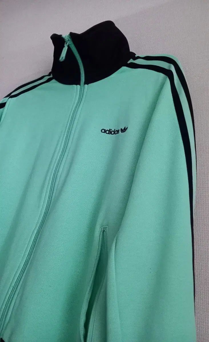 アディダス ミント ミントブラック 薄カーキ トラックジャージ ジャージ ジップアップジャージ 90|S