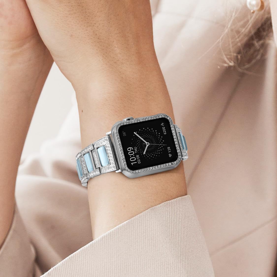Apple Watchキラキラカバーケースアップルウォッチレザーバンド/889 Apple Watchキラキラカバーケースアップルウォッチレザーバンド/889