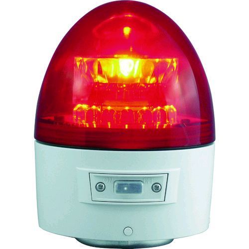 日惠製作所　回転灯　VL07B-003AR　赤　乾電池式　2個セット Amazon | 日惠製作所 電池式回転灯 赤 手動タイプ VL07B-003AR/C