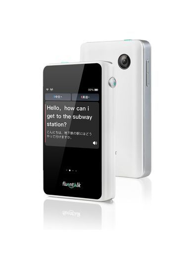 FluentalkbyTimekettleT1mini翻訳機40言語対応オフライン翻訳音声翻訳タイムケトル双方向翻訳自動翻訳カメラ翻訳ポータブル2.8インチ携帯便利海外旅行Bluetooth-Wi-Fi対応グローバル通信