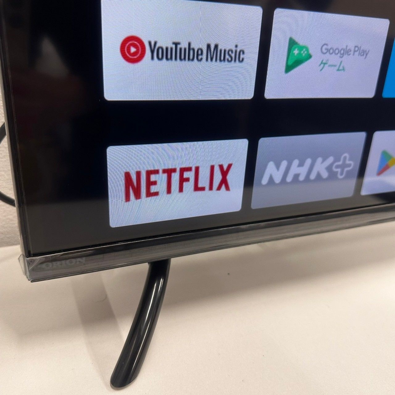 オリオン ORION AndroidTV搭載 公式 チューナーレス スマートテレビ